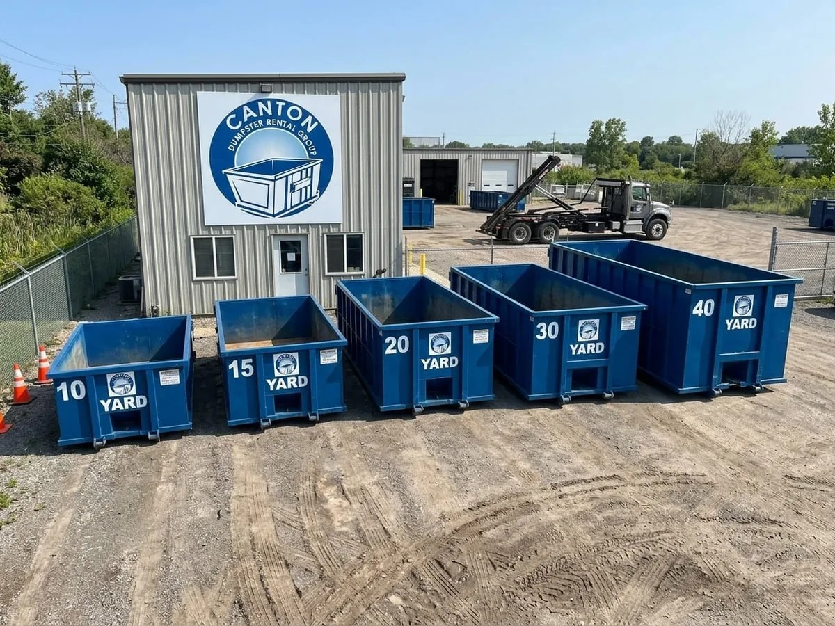 Roll-off dumpster sizes available in Canton, GA